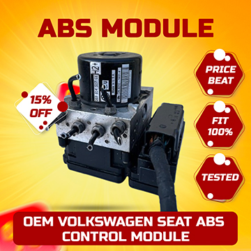 Volkswagen Golf ABS Control Module 1K0 614 517 CE for Golf 2009–2016 (Used, Tested & Verified, 12-Month Replacement Warranty)