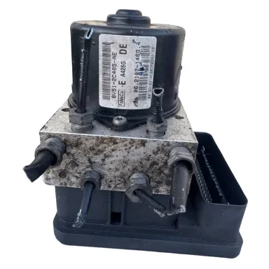 Genuine Ford Fiesta ABS pump and control module assembly Part No. 8V51-2C405-AE, clean-tested and unbolted at our Yennora NSW salvage center for 2008–2012 models. - View 1