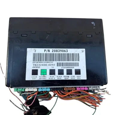 Genuine Used Holden Captiva CG Body Control Module BCM 20839063 Denso TN232400-0292 Replacement - Tested & Verified - Yennora Stock - View 1