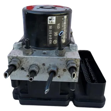 Genuine Volkswagen Golf Mk6 ABS pump modulator unit 1K0614517BE bench tested in Yennora Sydney Australia - View 1